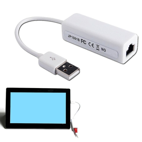 Ny USB Ethernet Adapter USB 2.0 Nätverkskort USB Till Internet Rj45 Lan