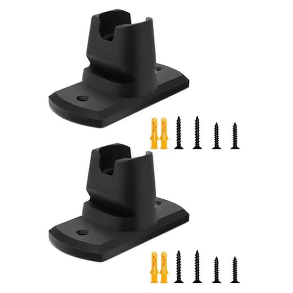 2 stk. ratvægbeslag til Fanatec QR2 rat holder organizer tilbehørsdele Black