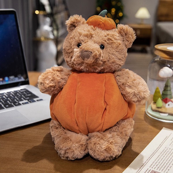 Jellycat plyschdocka serie djur capybara plyschdocka docka plyschleksak grossist 30cm Pumpkin Bear