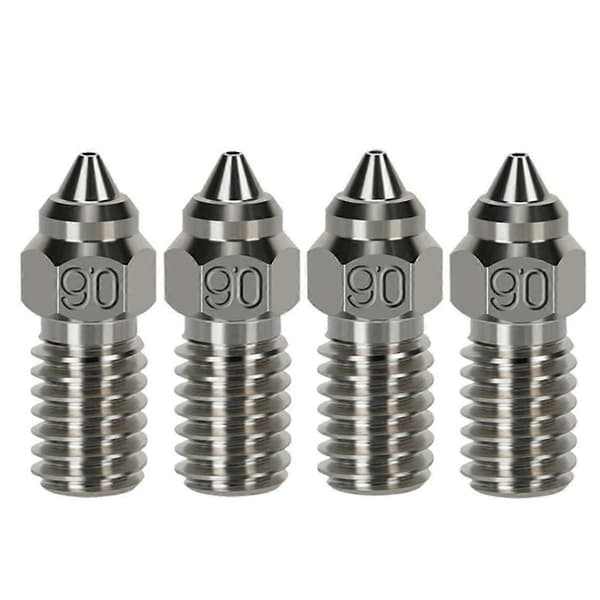 4PCS 0,6 mm för 7/5/3V3 SE munstycke krom zirkonium kopparmunstycke högt flöde högtemperatur CHT-munstycke
