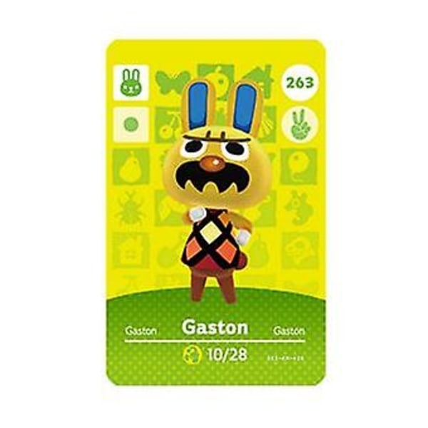 Nfc Game Card For Animal Crossing,ch Amiibo Wii U - 263 Gaston
