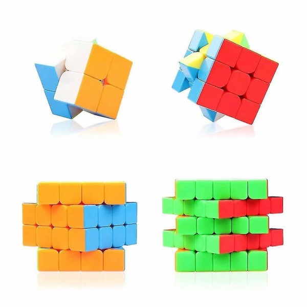 4st Magic Cube Speed ​​Cube 2x2 3x3 4x4 5x5 pusselleksaker present till barn