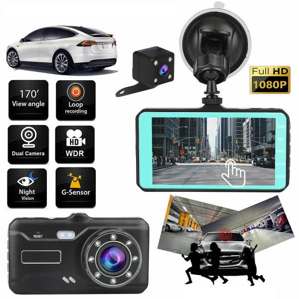 Dual Dash Cam Recorder-kamera