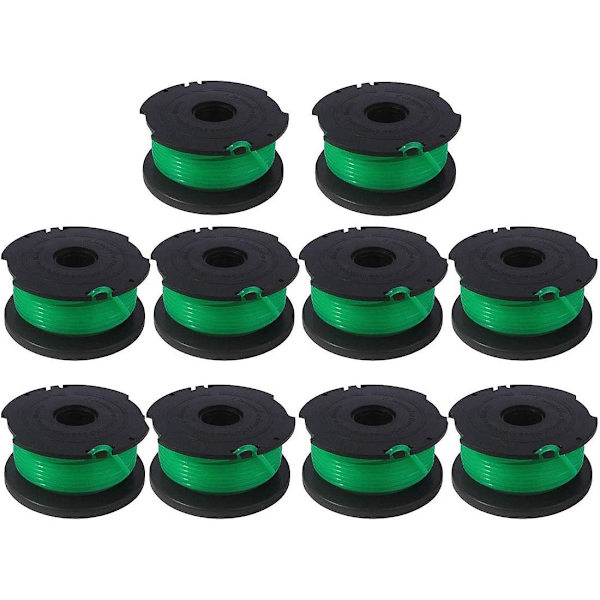 Sf-080 Ersättningsspole Automatisk Matningsspole Enkel Linje Trimmer 20ft 0.080 Tum (10-pack)
