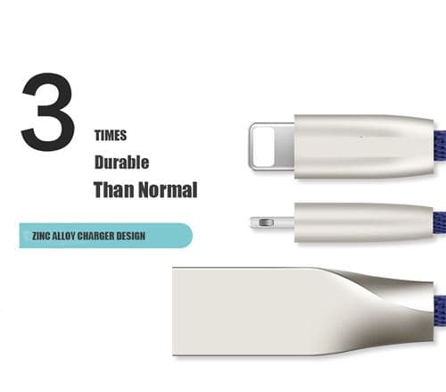 [LCS] Micro USB hurtigladekabel kompatibel med Samsung Galaxy S7 Edge Android