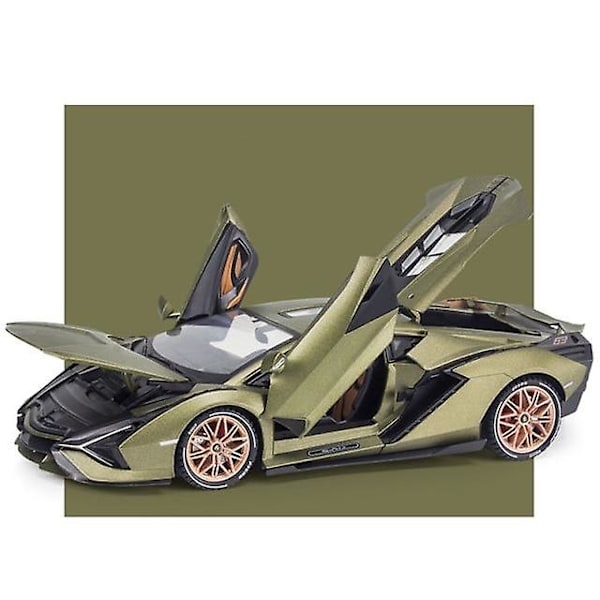 1:18 Lamborghini Modell Gjuten Legering Pojkleksaker Bilar Modellbilar & Leksak SIAN FKP37 Superbil (Mörk guld)