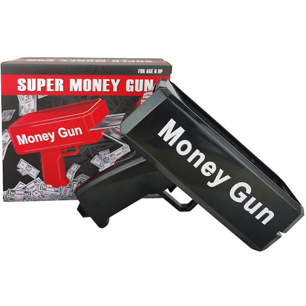 Money Gun Shooter, prop Guns för filmer som ser riktiga ut black