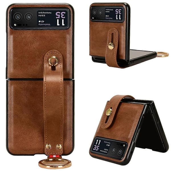 Læderetui til Motorola Razr 40 Brown
