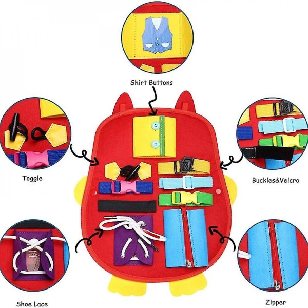 Montessori småbarn Upptagna barnbrädeleksaker-bästa leksakspresenterna Figure 4