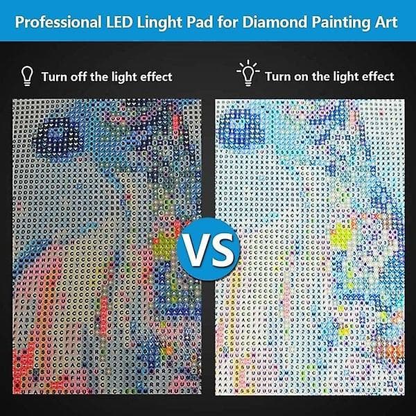 [LCS] Diamond Painting A5/A4 LED-lysplade dæmpbart lyspladesæt only A5 Light Pad
