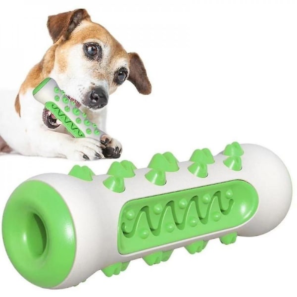 Hund Tänder Slipande Stick Ren Tandborste Pet Toy Green