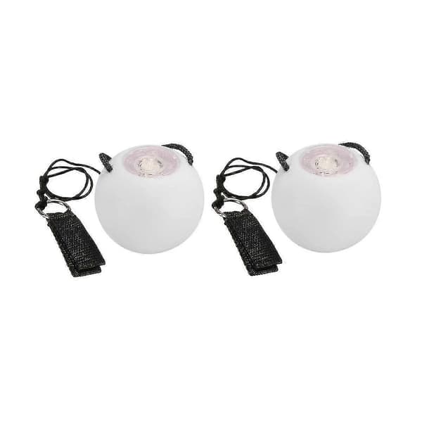 2 stk. LED Poi-bolde Glød Poi-bolde LED Glød Legetøjsbolde Strobe Spindende Bold til Børn og Voksne