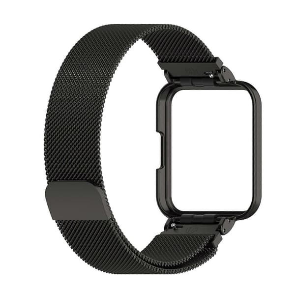 [LCS] Metallarmband med klockram för Xiaomi Redmi Watch 2 Lite Black