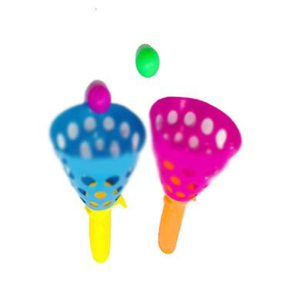 Utomhus Inomhus Spelaktiviteter Med 2 Launcher-korgar Och 2 Bollar color2