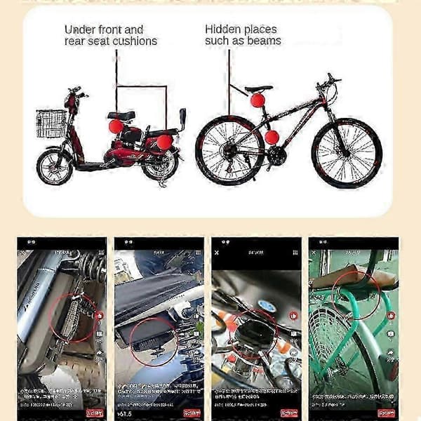 Trådlöst stöldskyddslarm för cykel, motorcykel, permobil