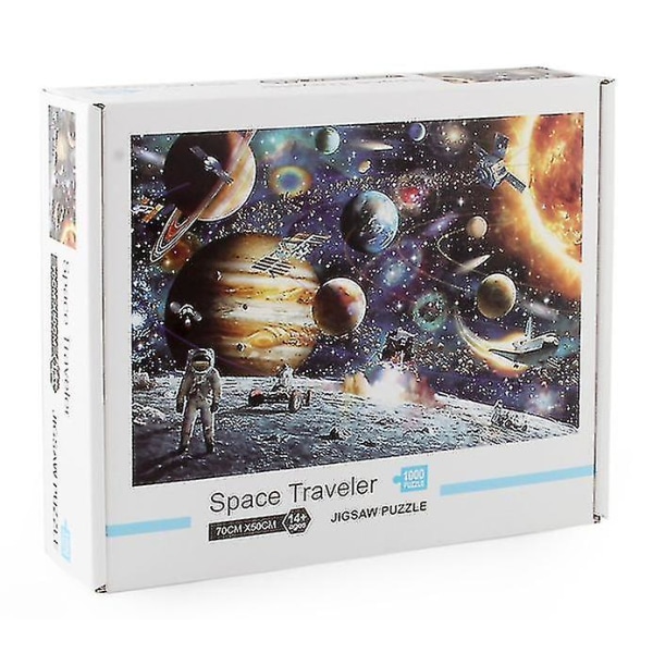 1000 st Jigsaw Dekompression Pedagogiska pussel Leksaker, Space Traveller Jigsaw