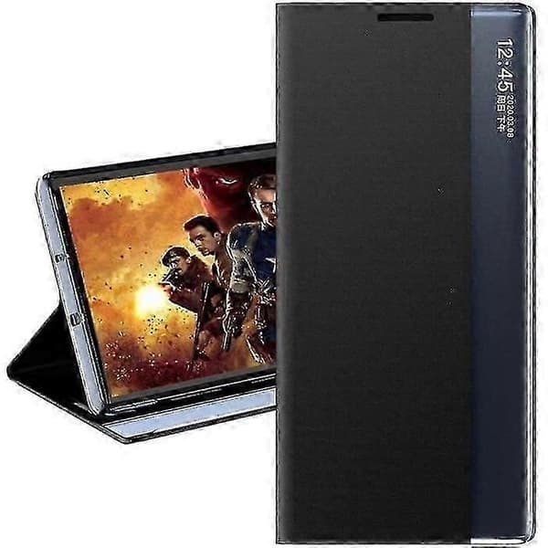[LCS]Samsung Galaxy Note 10 Plus Smart Flip Magnetisk Etui med Foldeholder og Silikoneholder Ultra Mi Boris