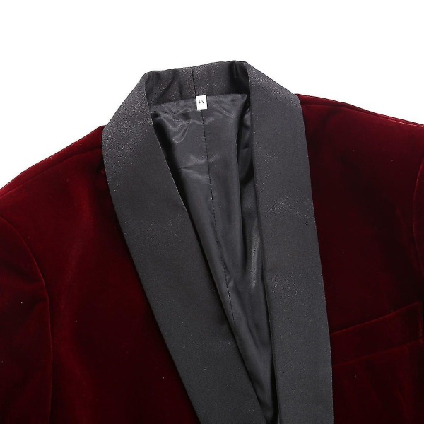 Herre Efterår Vinter Fløjl Fritidsdragt Jakke Blazer