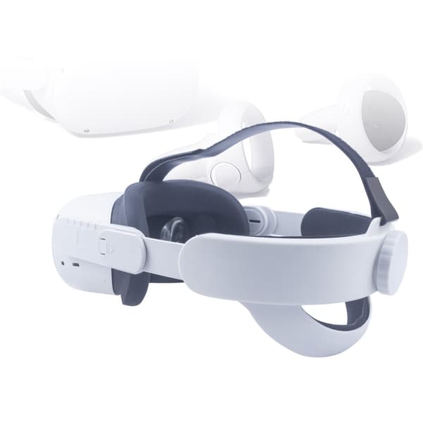 [LCS]Hovedbånd til Oculus Quest 2 3 plastik Hvid