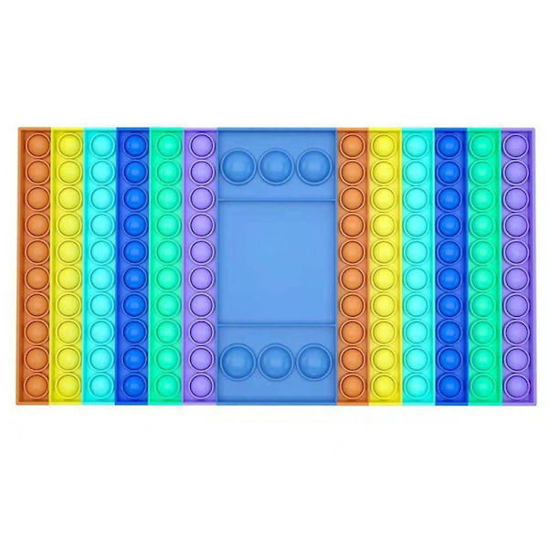 Stort Fidget Leke Spillbrett For Barn Rainbow