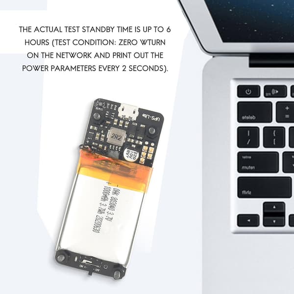 [LCS]Uusi UPS Lite V1.2 UPS-virtakortti akun virrantunnistuksella Raspberry Pi Zerolle