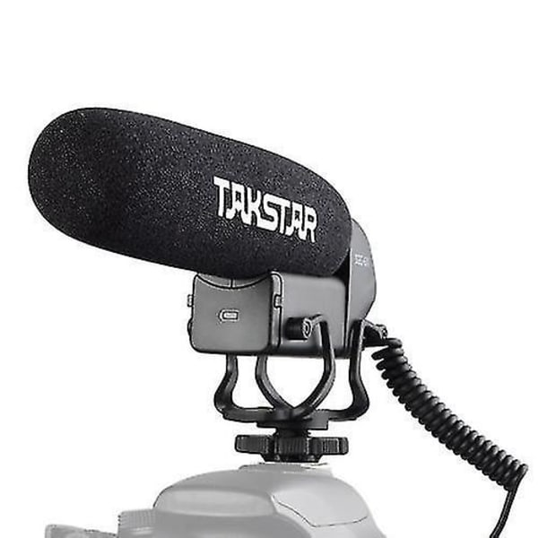 TAKSTAR SGC-600 Kondensatorintervjumikrofon på kameran