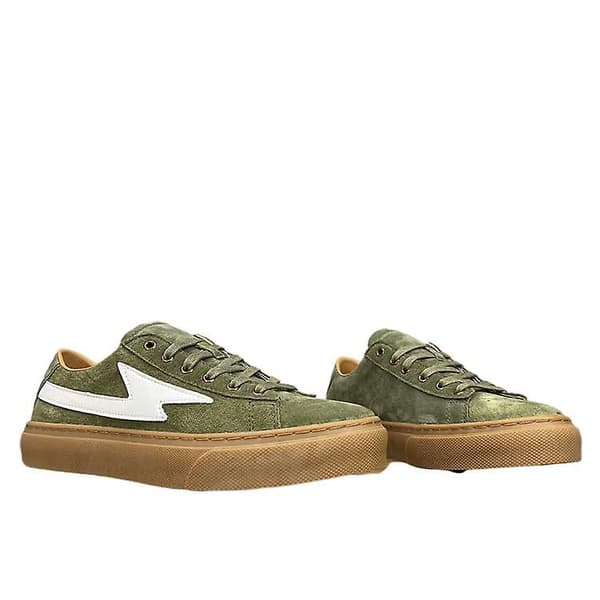 [LCS] Første lag svineskind afslappede sneakers til mænd, der matcher alt 42