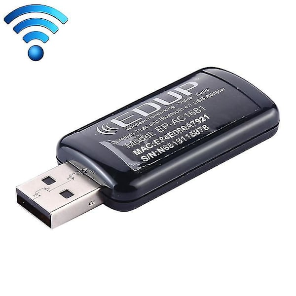 EDUP EP-AC1681 2 i 1 AC1200Mbps 2,4 GHz &amp;amp; 5,8 GHz Dual Ba