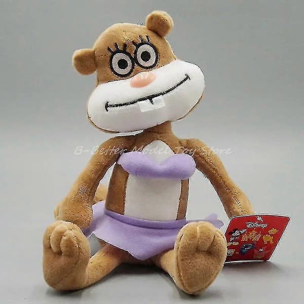 Søt plysjdukke Sandy Cheeks Gary Patrick Eugene H. Krabs Tentakler toy 1