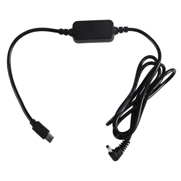 PD Typ C till DC 3.0x1.1mm hankabel för DC-koppling DR-E5 DR-E8 DR-E10 DR-E12 DR-E15 DR-E17 Black