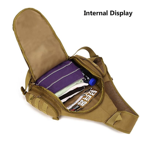 Män 35L Taktisk Axelryggsäck Armé Camping Rese Sling Bag Vattentät Taktisk Militär Vandringsryggsäck CP