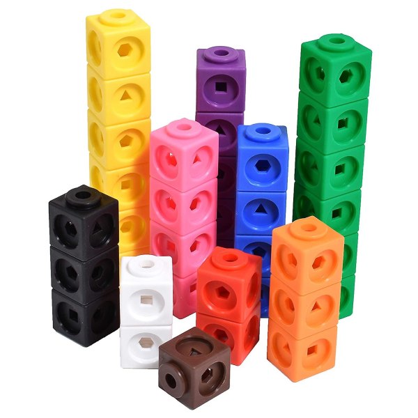Länkkuber Leksak För Tidig Matematik