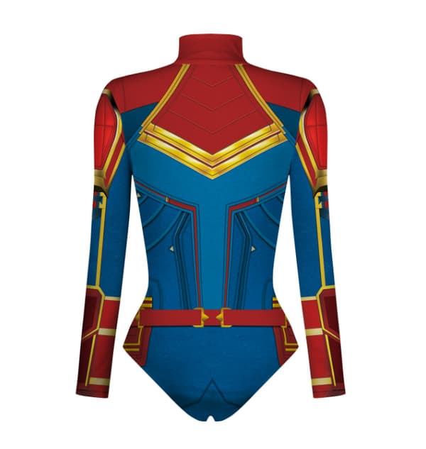 [LCS] Dame bodysuit, heltedragt, langærmet badedragt Farve 2 M Color 2