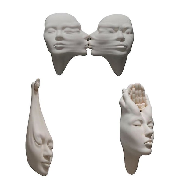 Surrealistisk ny serie av konst-abstrakt mask W254-04