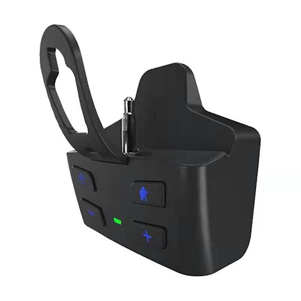 Spelkontroll ljudkort för Sony PS5 gamepad ljud röstväxlare förstärkare adapter hörlurskonverterare tillbehör Black