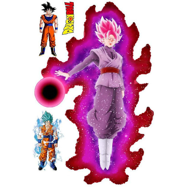 Dragon Ball Super Sun Goku seinätarrat Anime vedenpitävä tarra