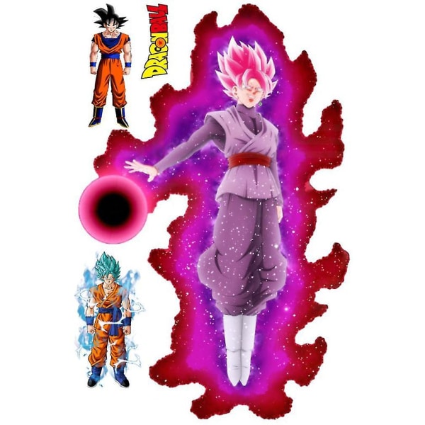 Dragon Ball Super Sun Goku Väggdekaler Anime Vattentät Stick
