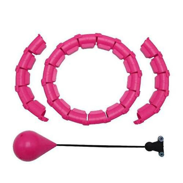 Fitness Hula Hoop 24 Solmua Irrotettavat Vanteet Painonpudotus Jooga Urheilu Pink