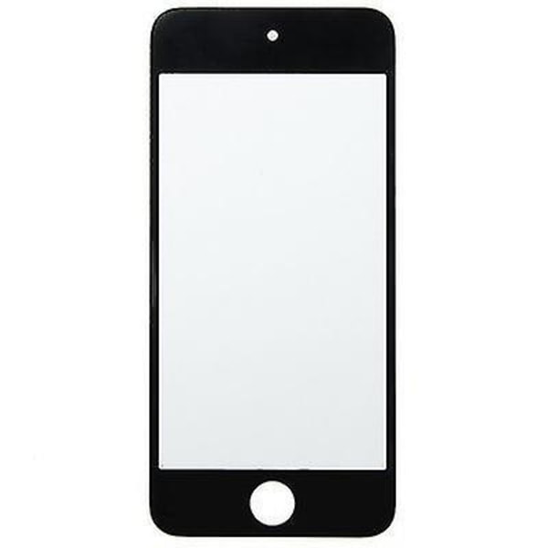 Frontskärm yttre glasobjektiv för iPod touch 5 (svart)