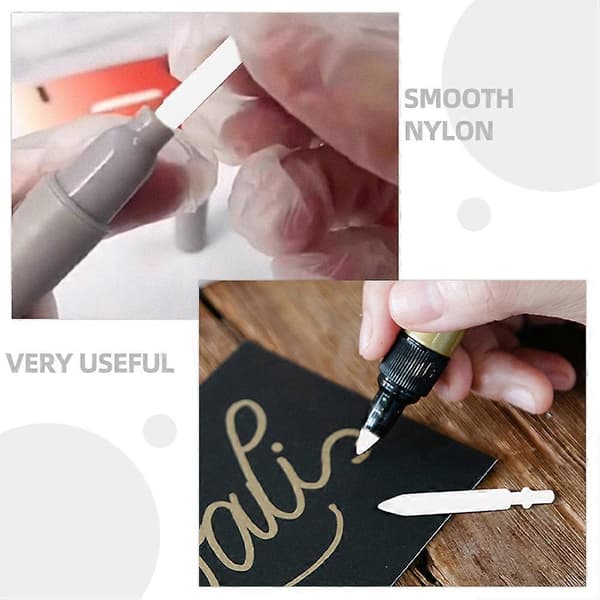 Maling Pen Spidser Udskiftning 30 Stk Nylon Markør Spidser til Maling Brug