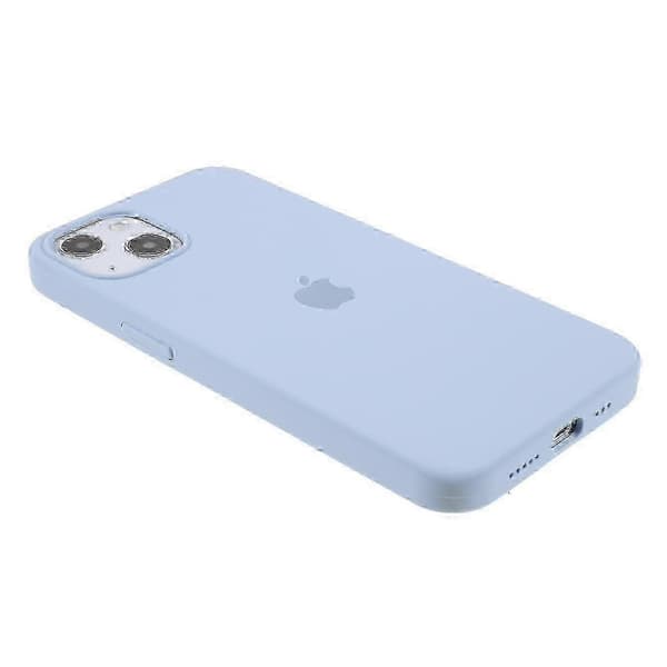 Silikontelefondeksel til iPhone 14 Silkeaktig berøring Solid fiberfôr Anti-fingeravtrykk Støtsikkert deksel -zy_gift Style G
