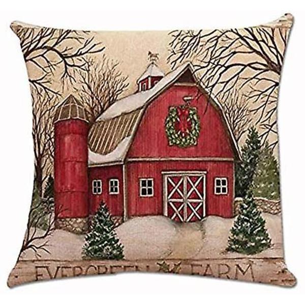 Firkantet Juledekor Putetrekk, 45x45 Juletema Deco