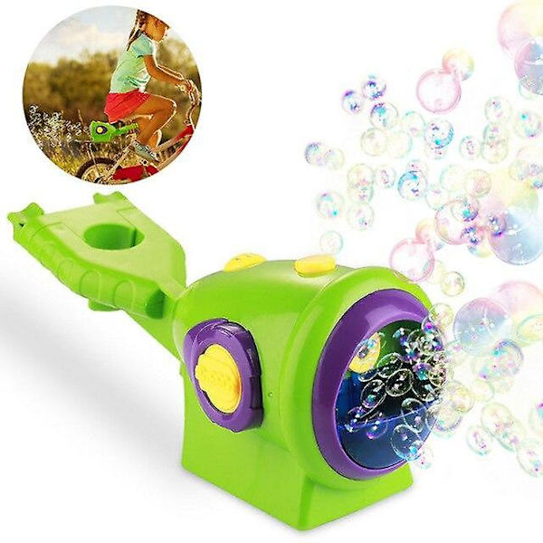 Cykel Bubbelmaskin Automatisk Bubbelblåsare Skapare Installera På Cykel För Barn
