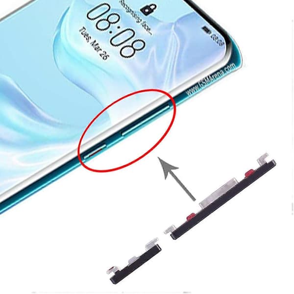 För Huawei P30 Pro strömknapp och volymkontrollknapp