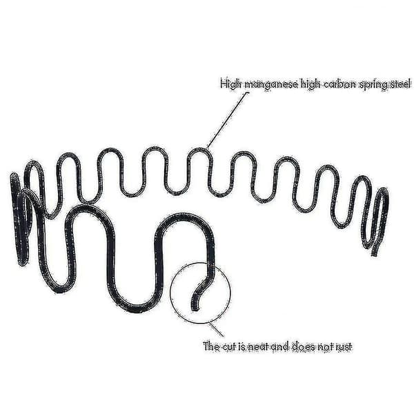Erstatningsfjærer for sofastol møbler med klips, 40cm 45cm 50cm 55cm 60cm