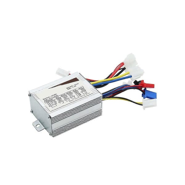 [LCS]24v 350w Borstad Kontroller Elcykel E-cykel Scooter Borsthastighetskontroller Motor För Elektrisk Silver