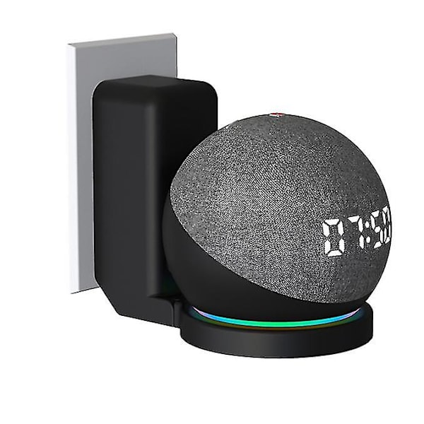Amazon Echo Dot 4. generation højttalerstander vægmontering bøjleholder Black