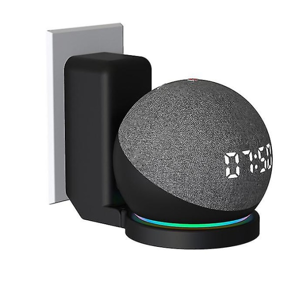 Amazon Echo Dot 4. sukupolven kaiutinteline seinäteline ripustinpidike Black