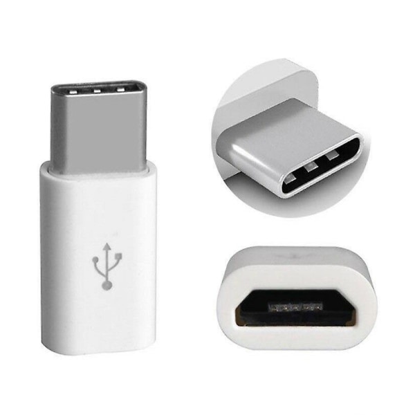 Micro USB til Type C Type-c Adapter Konverter for Samsung Galaxy S9+ S9 S8+ S8
