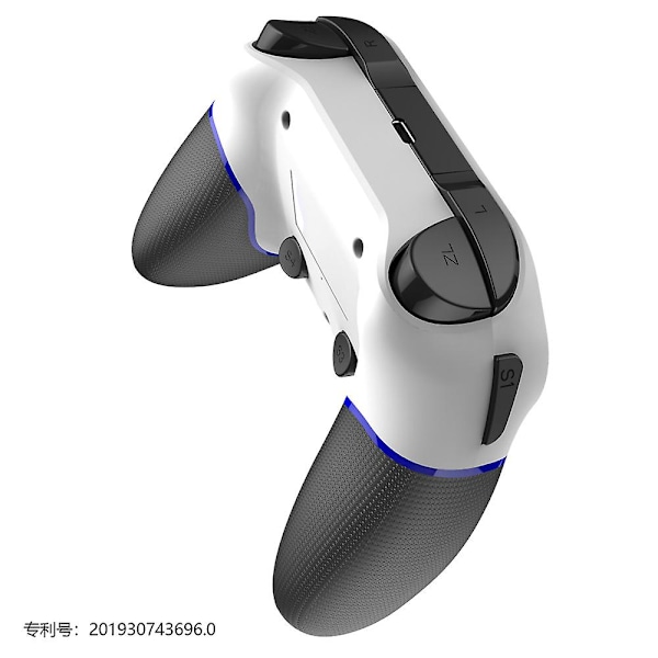 Ps4 langaton ohjain on yhteensopiva P3, p4-ohjaimen, Androidin, Ios:n (yli 13.0) ja PC-järjestelmän kanssa White